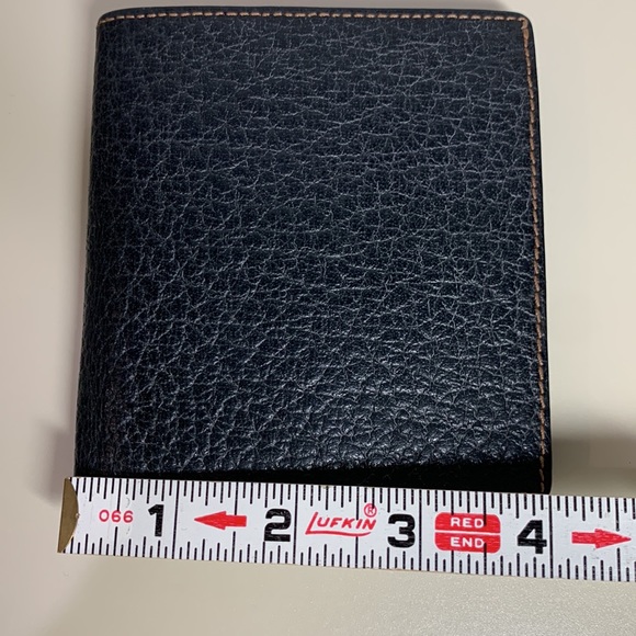 Comme des Garçons Homme Black Grained Leather Wallet - Picture 6 of 7